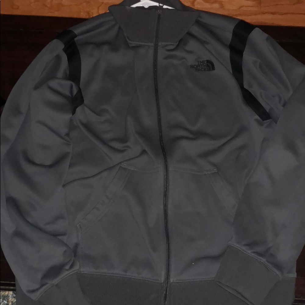 North face zip up medium weight jacket
